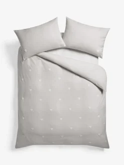 Beddengoedsets En Dekbedovertrekken*Next 100% Cotton Heart Tuft & Embroidery Duvet Cover Set