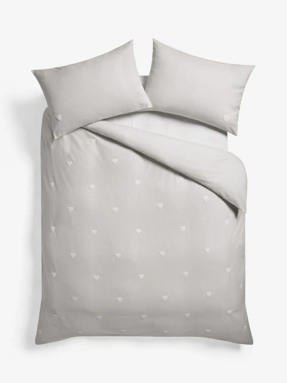 Beddengoedsets En Dekbedovertrekken*Next 100% Cotton Heart Tuft & Embroidery Duvet Cover Set