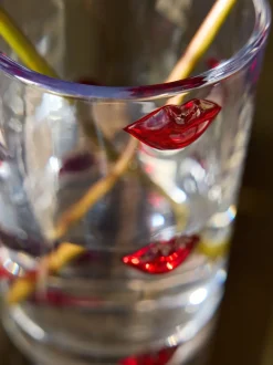 Vazen*Next 3 Dimensional Lips Glass Vase