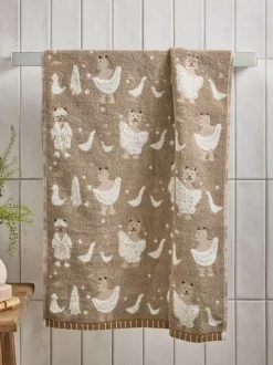 Handdoeken En Badmatten*Next 100% katoenen Bertie Woodland Spa-handdoek