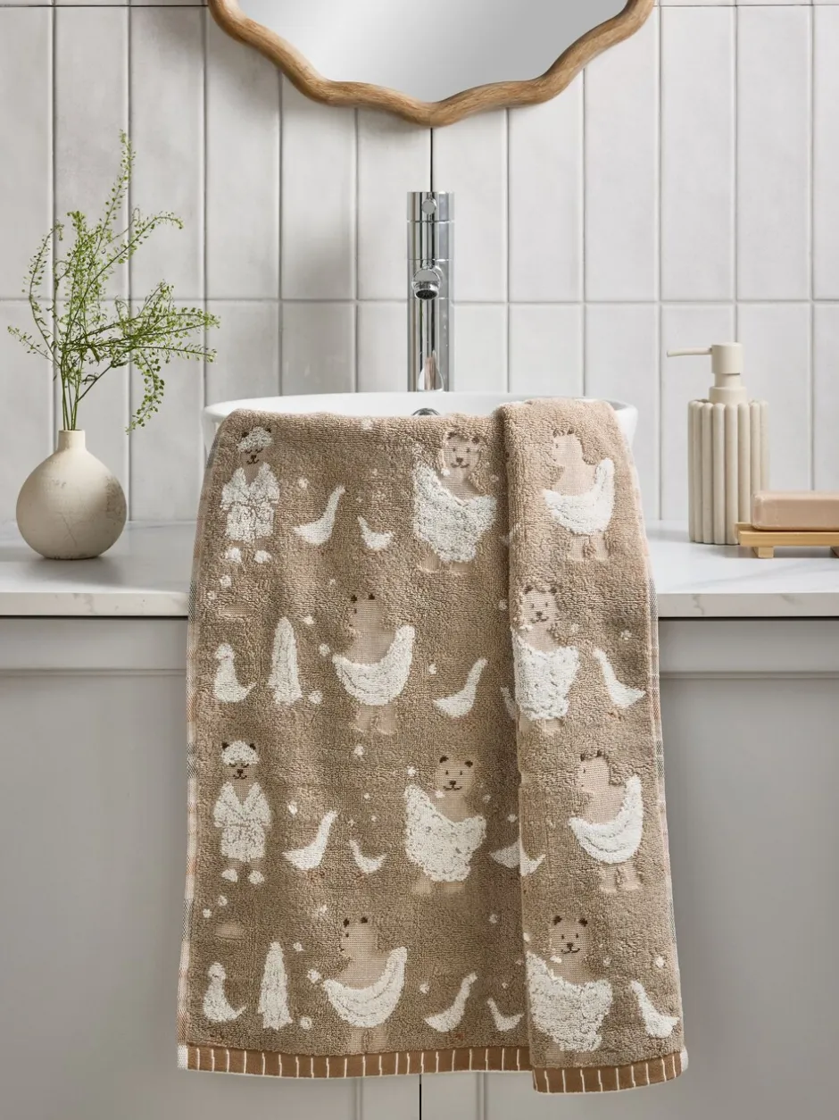 Handdoeken En Badmatten*Next 100% katoenen Bertie Woodland Spa-handdoek