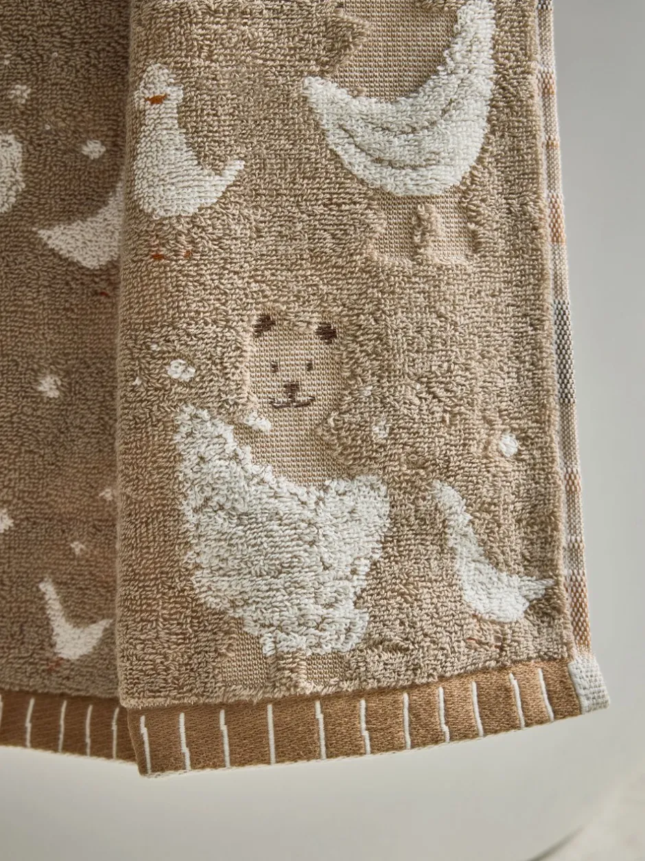 Handdoeken En Badmatten*Next 100% katoenen Bertie Woodland Spa-handdoek