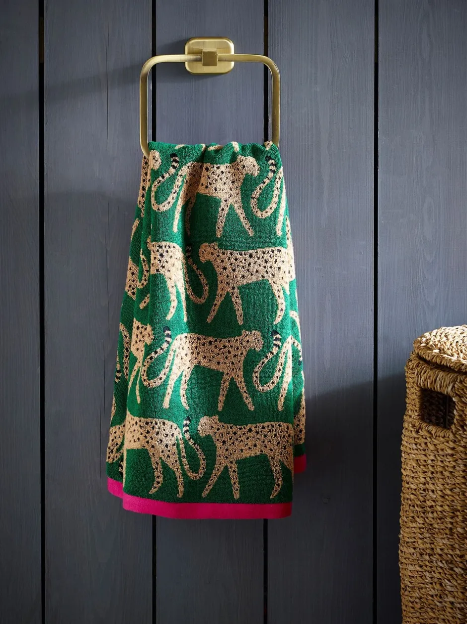 Handdoeken En Badmatten*Next 100% katoenen jachtluipaard-handdoek