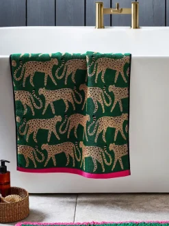 Handdoeken En Badmatten*Next 100% katoenen jachtluipaard-handdoek