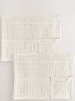 Babyartikelen En Slaapzakken |Kinderbeddengoed*Next 2 Pack 100% Cotton Baby Cellular Blanket Natuurlijk