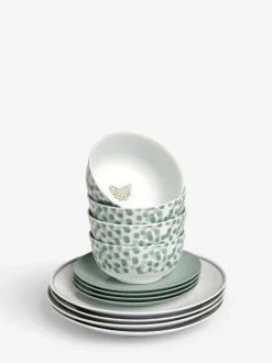 Eetservies En Pastaschalen*Next 12 Piece Chicken Dinner Set