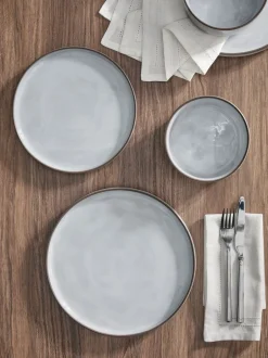 Eetservies En Pastaschalen|Next 12 Piece Cloud Dinner Set