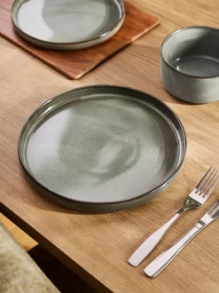 Tafelgerei|Eetservies En Pastaschalen*Next 12 Piece Dalton Reactive Glaze Dinner Set
