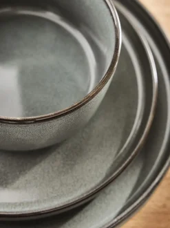 Tafelgerei|Eetservies En Pastaschalen*Next 12 Piece Dalton Reactive Glaze Dinner Set