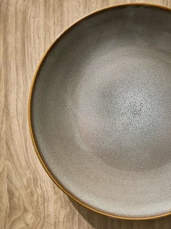 Eetservies En Pastaschalen|Next 12 stuks reactief geglazuurde Hampton dinerset Grijs