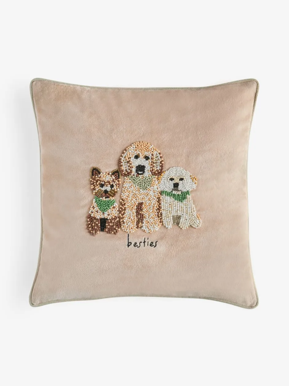 Kussentjes En Plaids|Kussentjes En Plaids*Next 35 X 35cm Embellished Dogs Cushion