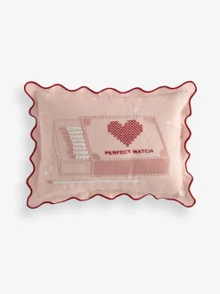 Kussentjes En Plaids|Kussentjes En Plaids*Next 30 X 40cm Valentines Embroidered Perfect Match Cushion