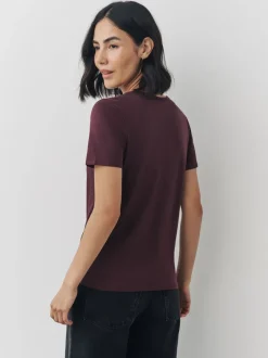 Tops En T-Shirts|Next Aardse tinten - Set van 7 katoenen T-shirts met ronde hals voor alle dagen