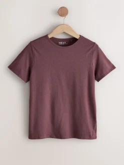 Tops En T-Shirts|Next Aardse tinten - Set van 7 katoenen T-shirts met ronde hals voor alle dagen