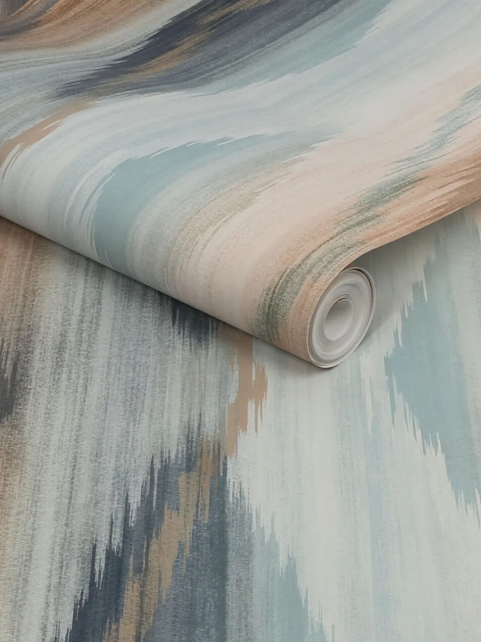 Behang|Next Abstract Ikat 10M Wallpaper Oranje
