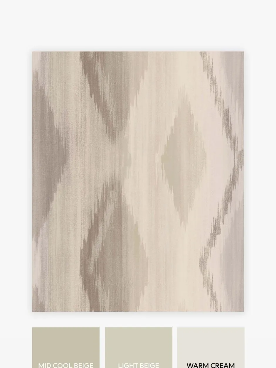 Behang|Next Abstract Ikat 10M Wallpaper Neutraal