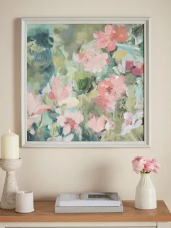 Canvassen En Kunst Voor Aan De Wand|Next Abstracte bloemenkunst met lijst voor aan de muur