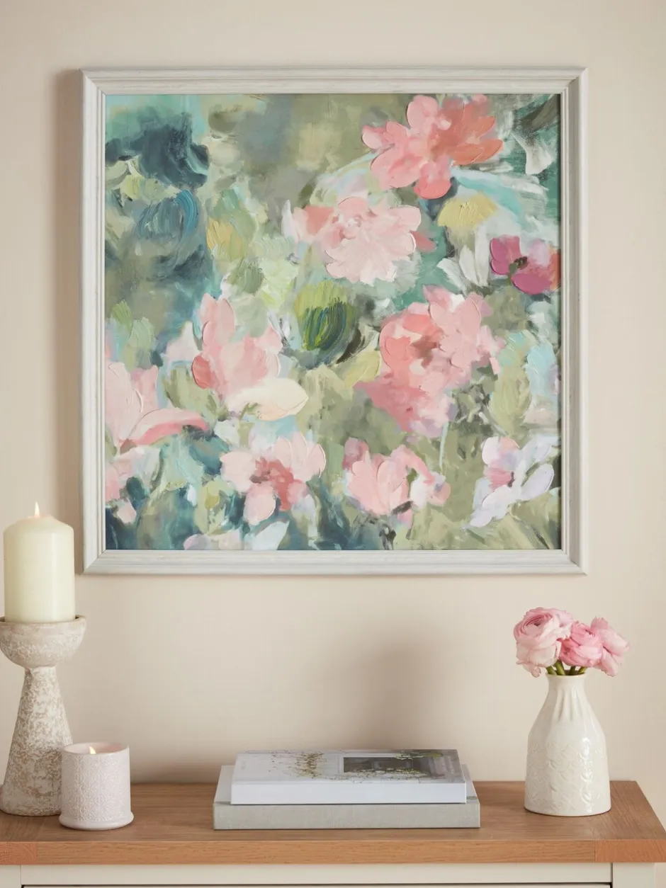 Canvassen En Kunst Voor Aan De Wand|Next Abstracte bloemenkunst met lijst voor aan de muur