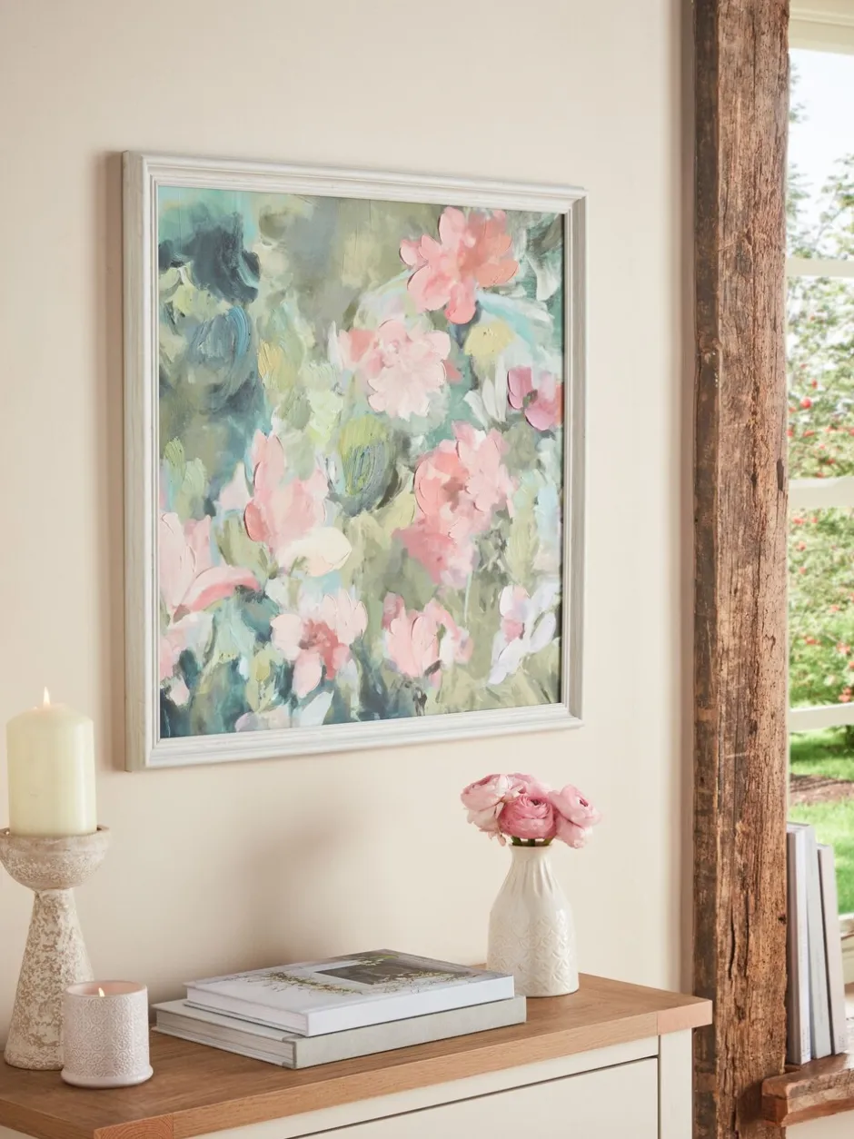 Canvassen En Kunst Voor Aan De Wand|Next Abstracte bloemenkunst met lijst voor aan de muur