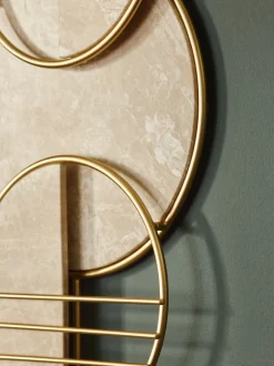 Canvassen En Kunst Voor Aan De Wand*Next Abstracte metalen wanddecoratie met marmereffect