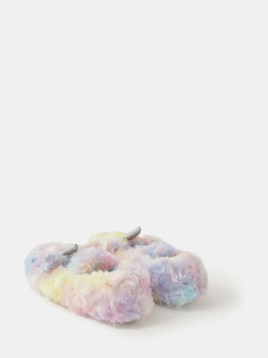 Pantoffels|Accessorize Girls Unicorn Rainbow Slippers