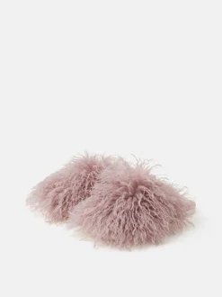 Pantoffels|Accessorize Shaggy Faux Fur Slippers
