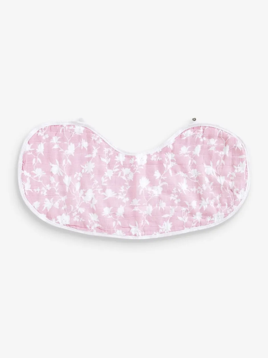 Slabbetjes*Aden + Anais 100% Cotton Muslin Ma Fleur Burpy Bibs 2 Pack