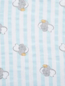 Slabbetjes|Aden + Anais Essentials Muslin Snap Dumbo verpakking van 3 100% katoenen mousseline babyslabbetjes met drukknoop