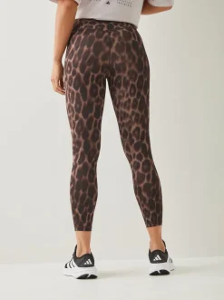 Sportkleding|Leggings En Joggingbroeken|adidas Optime Essentials Workout Leopard 7/8 Leggings