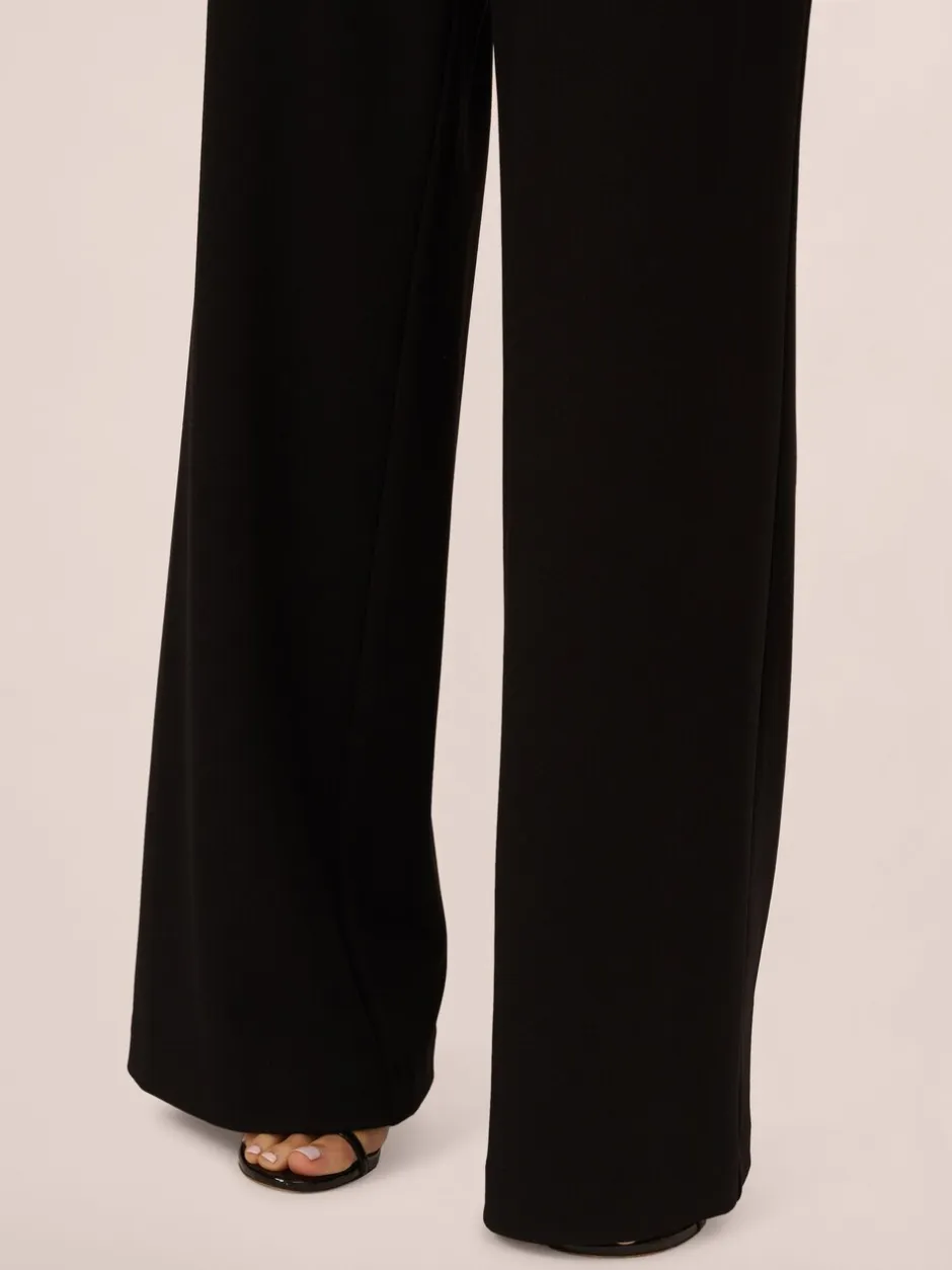 Jumpsuits En Playsuits*Adrianna Papell Knit Crepe Jumpsuit
