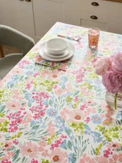 Tafellinnen En Placemats |Tafelgerei*Next Afneembaar tafelkleed met lisseprint