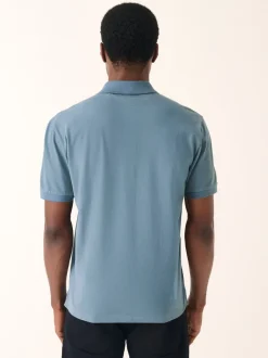 Poloshirts*Next Airforce blauw - Normale Pasvorm - Piqué poloshirt met korte mouwen