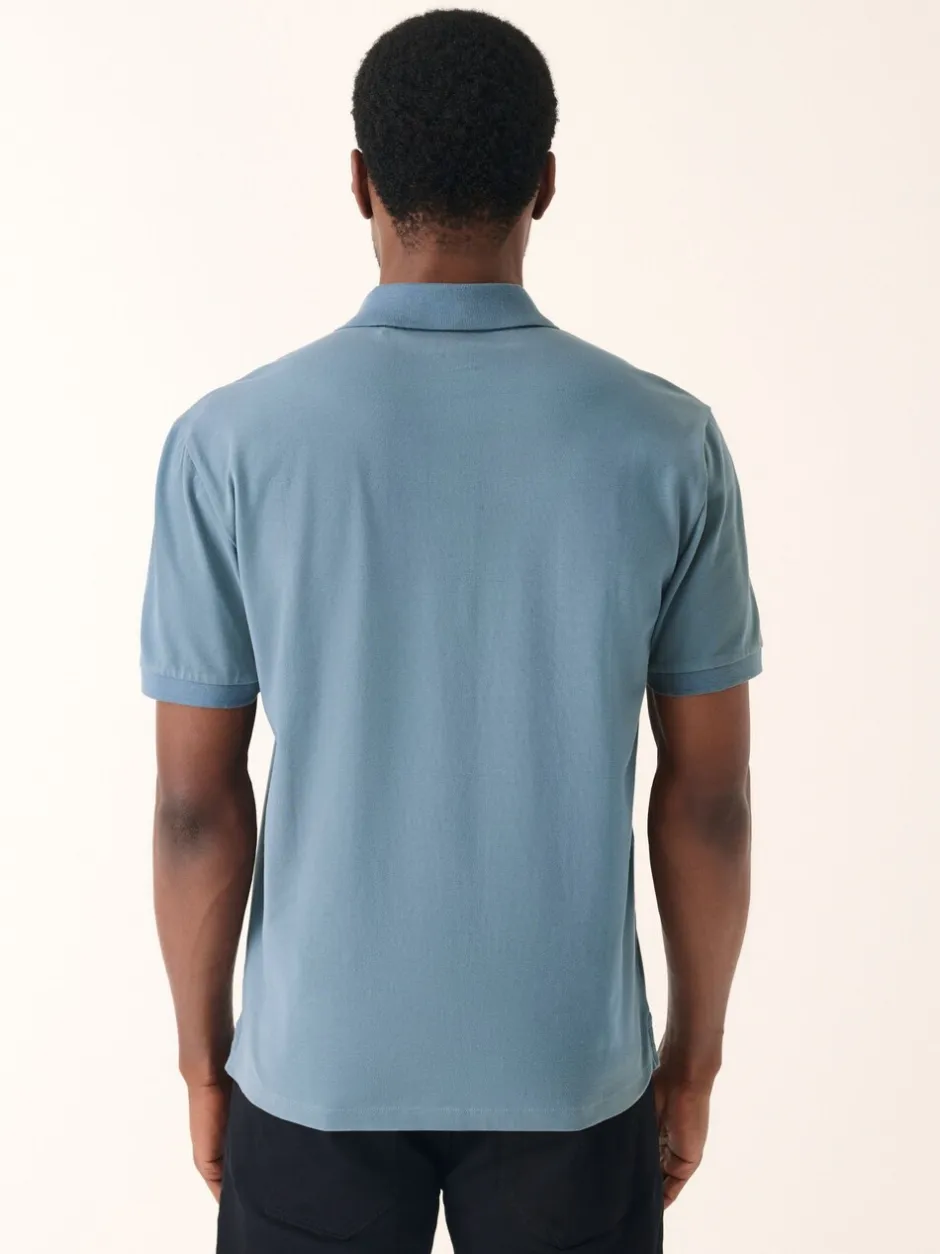 Poloshirts*Next Airforce blauw - Normale Pasvorm - Piqué poloshirt met korte mouwen