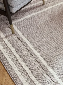 Vloerkleden En Lopers|Vloerkleden En Lopers|Next Albie Bobble Border Tapijt Lichtgrijs