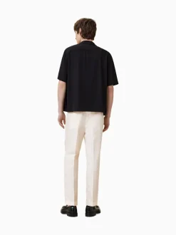 Formele Broek|All Saints AllSaints Slim Cross Tallis Linen Blend Trousers