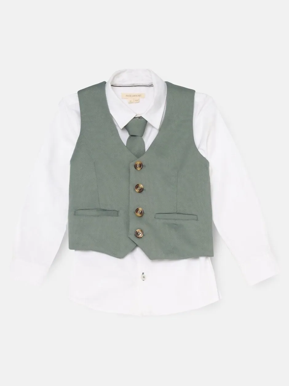 Kostuums En Herenvesten|Angel & Rocket Benjamin Smart Waistcoat Set