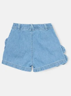 Shorts En Rokken|Angel & Rocket Eden 3D Flower Denim Shorts
