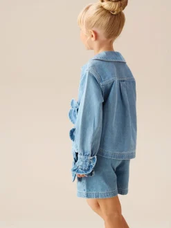 Overhemden En Blouses|Angel & Rocket Eden 3D Flower Denim Shirt