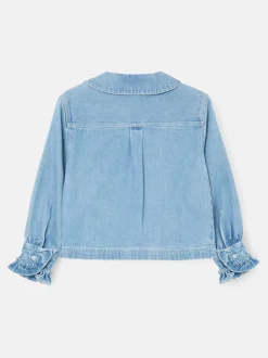 Overhemden En Blouses|Angel & Rocket Eden 3D Flower Denim Shirt