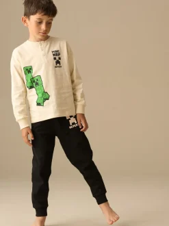 Pyjama's*Angel & Rocket Minecraft Henley Pyjamas