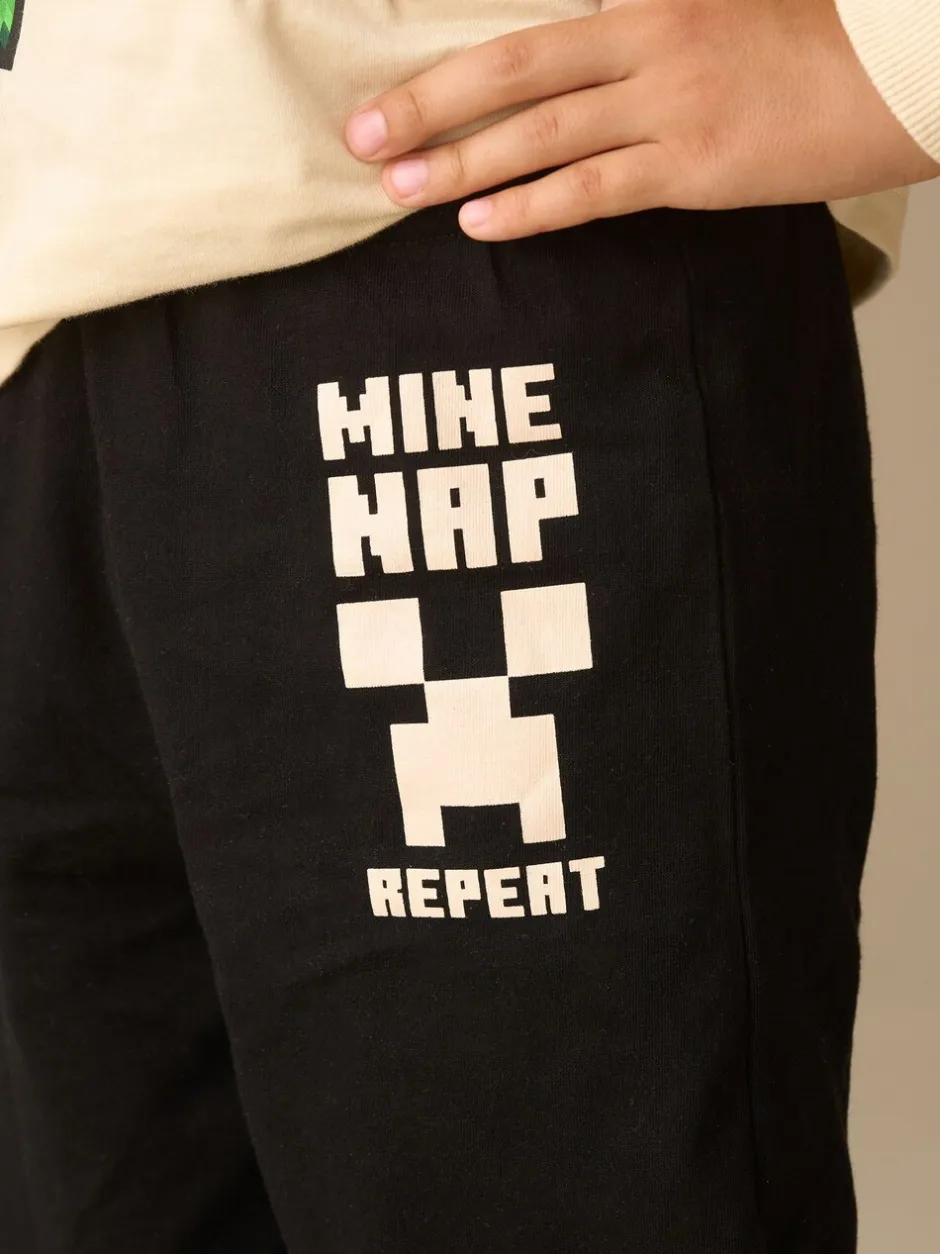 Pyjama's*Angel & Rocket Minecraft Henley Pyjamas