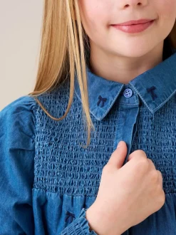 Overhemden En Blouses*Angel & Rocket Myla Embroidered Denim Shirt