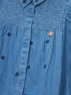 Overhemden En Blouses*Angel & Rocket Myla Embroidered Denim Shirt