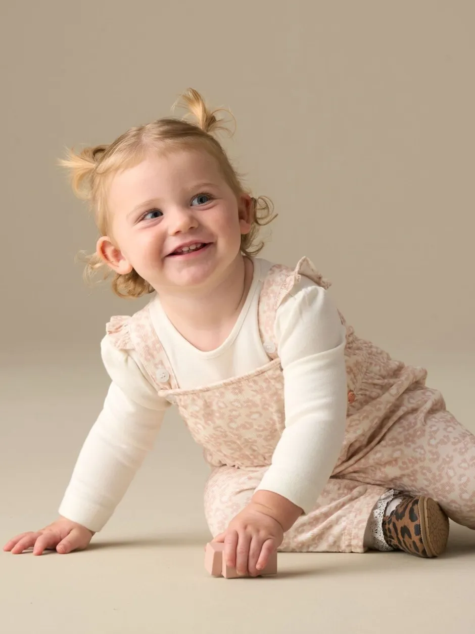 Jumpsuits En Playsuits|Angel & Rocket Nellie Animal Print Cord Dungaree & Bodysuit