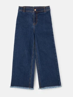 Jeans|Angel & Rocket Paloma blauwe Cropped Jeans met hartzak