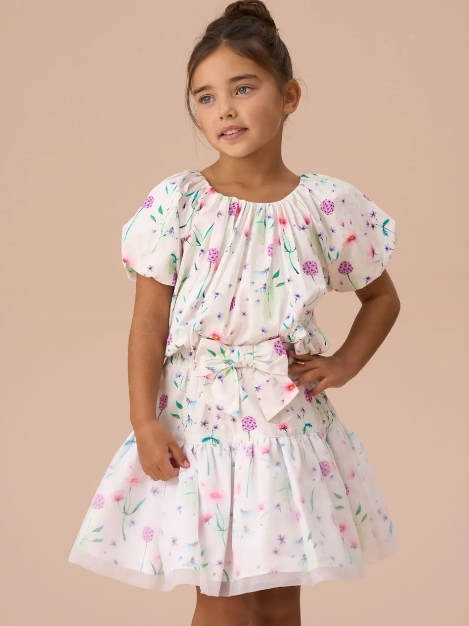 Overhemden En Blouses*Angel & Rocket Perla Puff Ball 100% katoenen blouse