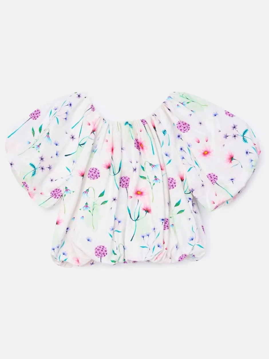 Overhemden En Blouses*Angel & Rocket Perla Puff Ball 100% katoenen blouse
