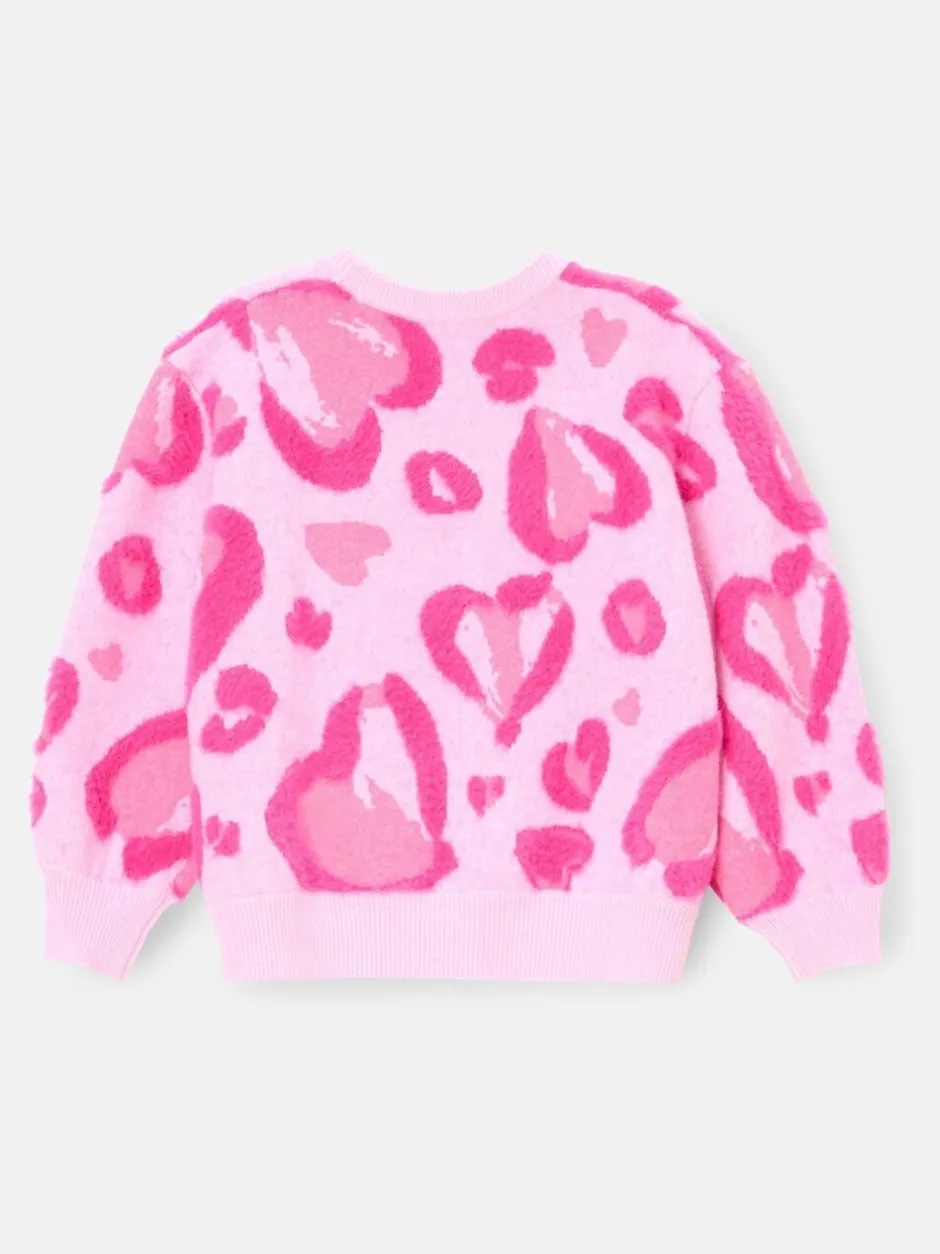 Gebreide Kleding|Angel & Rocket Reya Leopard Print Heart Eyelash Jumper