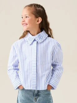 Overhemden En Blouses|Angel & Rocket Stripe Corsage Collar Shirt
