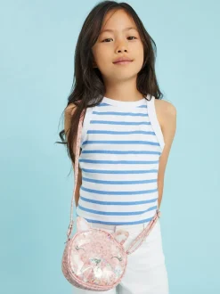 Tassen|Angels By Accessorize Girls Sequin Cat Cross-Body Bag
